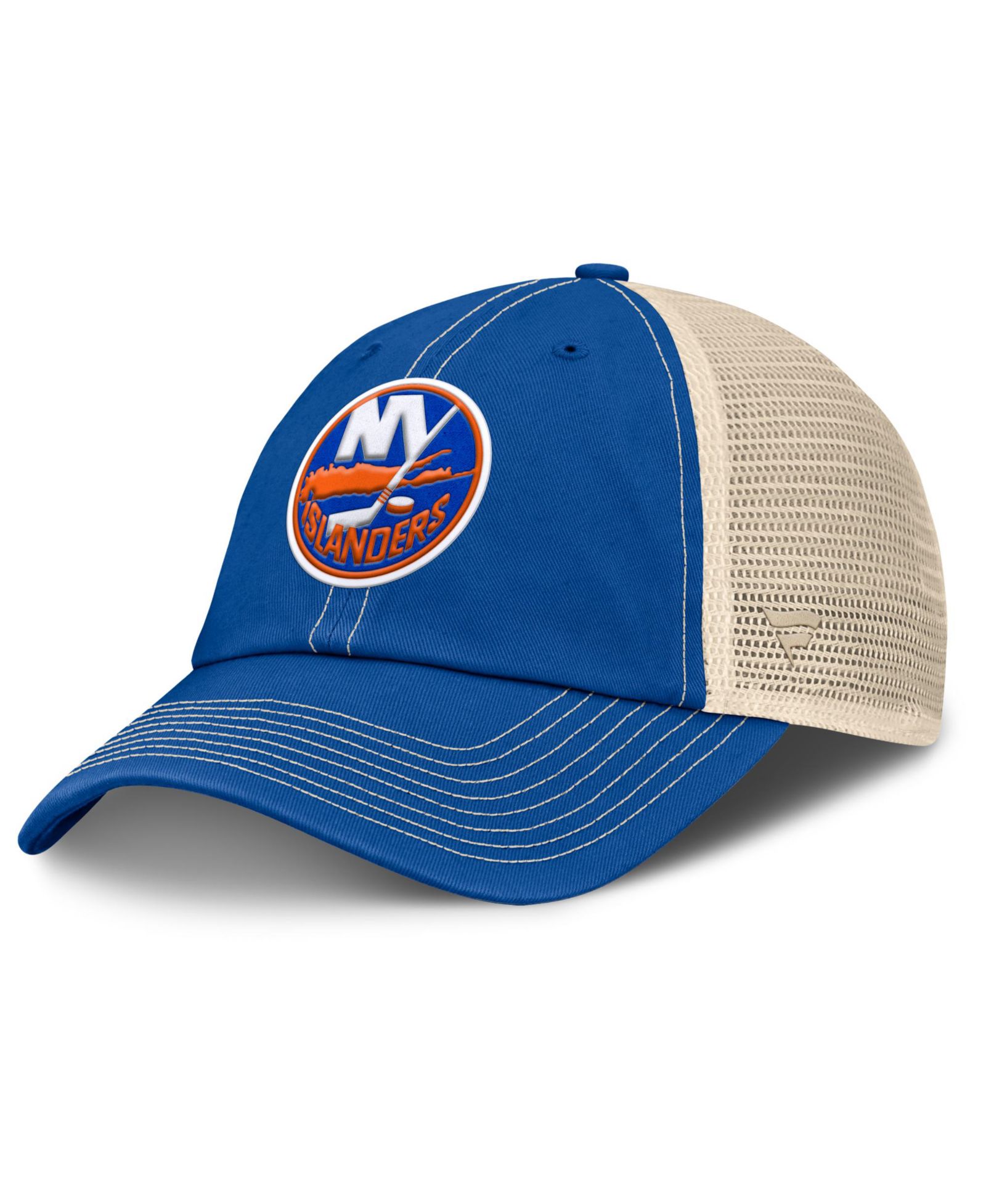 Fanatics Мужская кепка trucker New York Islanders Rival, Royal/Natural, регулируемая