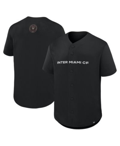 Fanatics Men's Black Inter Miami CF Maximum Intensity Button-Up Jersey
