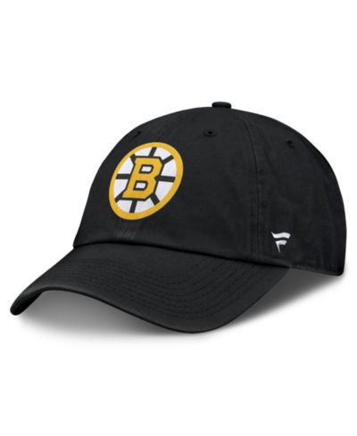 Мужская кепка Fanatics Black Boston Bruins Primary Logo Adjustable