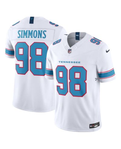 Nike Men's Jeffery Simmons White Tennessee Titans Vapor F.U.S.E. Sewn Down Limited Jersey