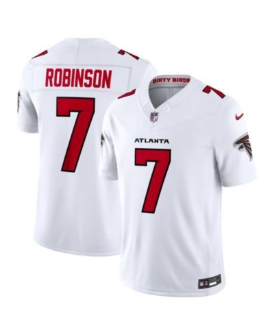 Nike Мужская джерси Bijan Robinson White Atlanta Falcons Vapor F.U.S.E. Limited