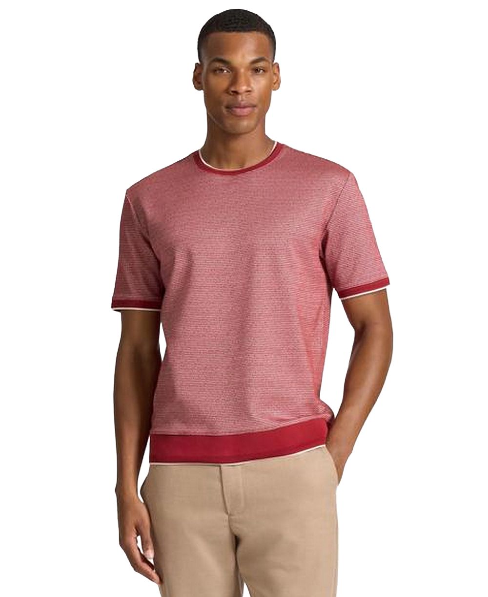Ted by Ted Baker мужская футболка с круглым вырезом из жаккардовой рифленой ткани, модель Berkeley