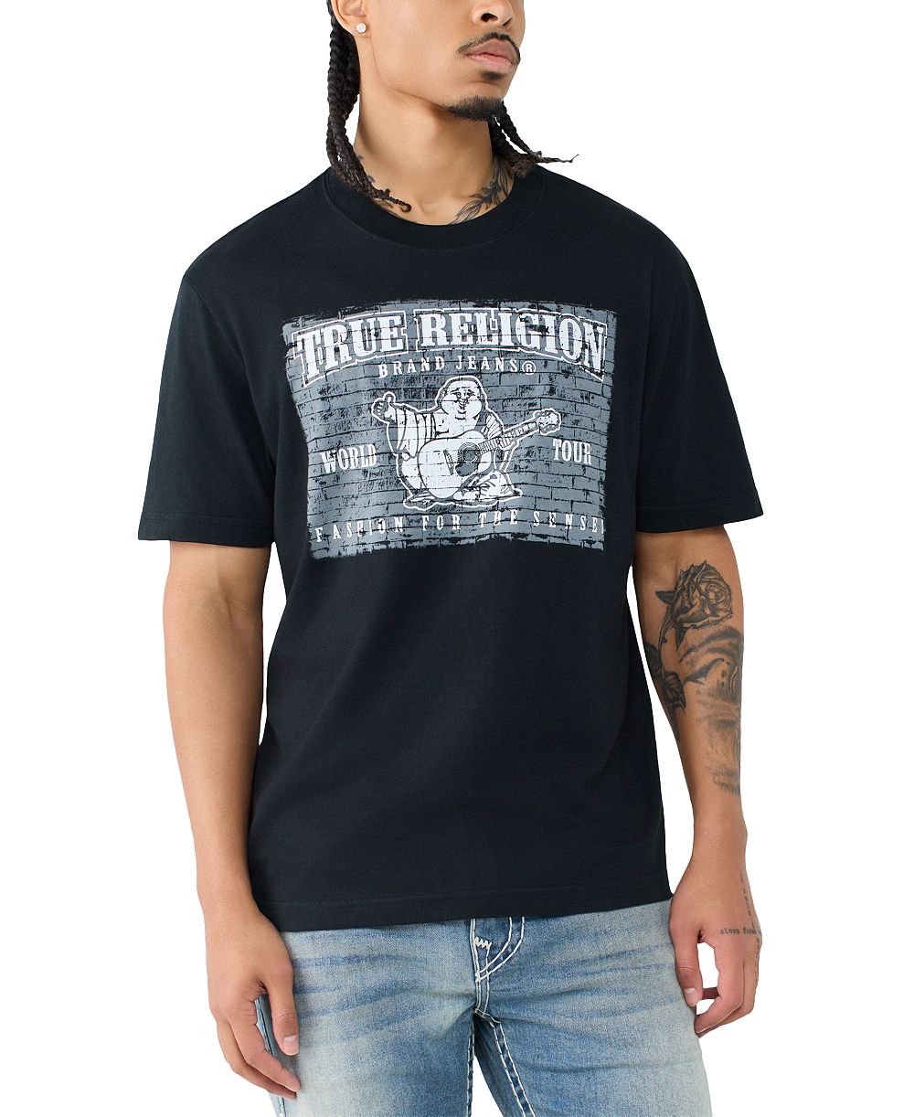 True Religion Men's Brick Buddha Short-Sleeve T-Shirt