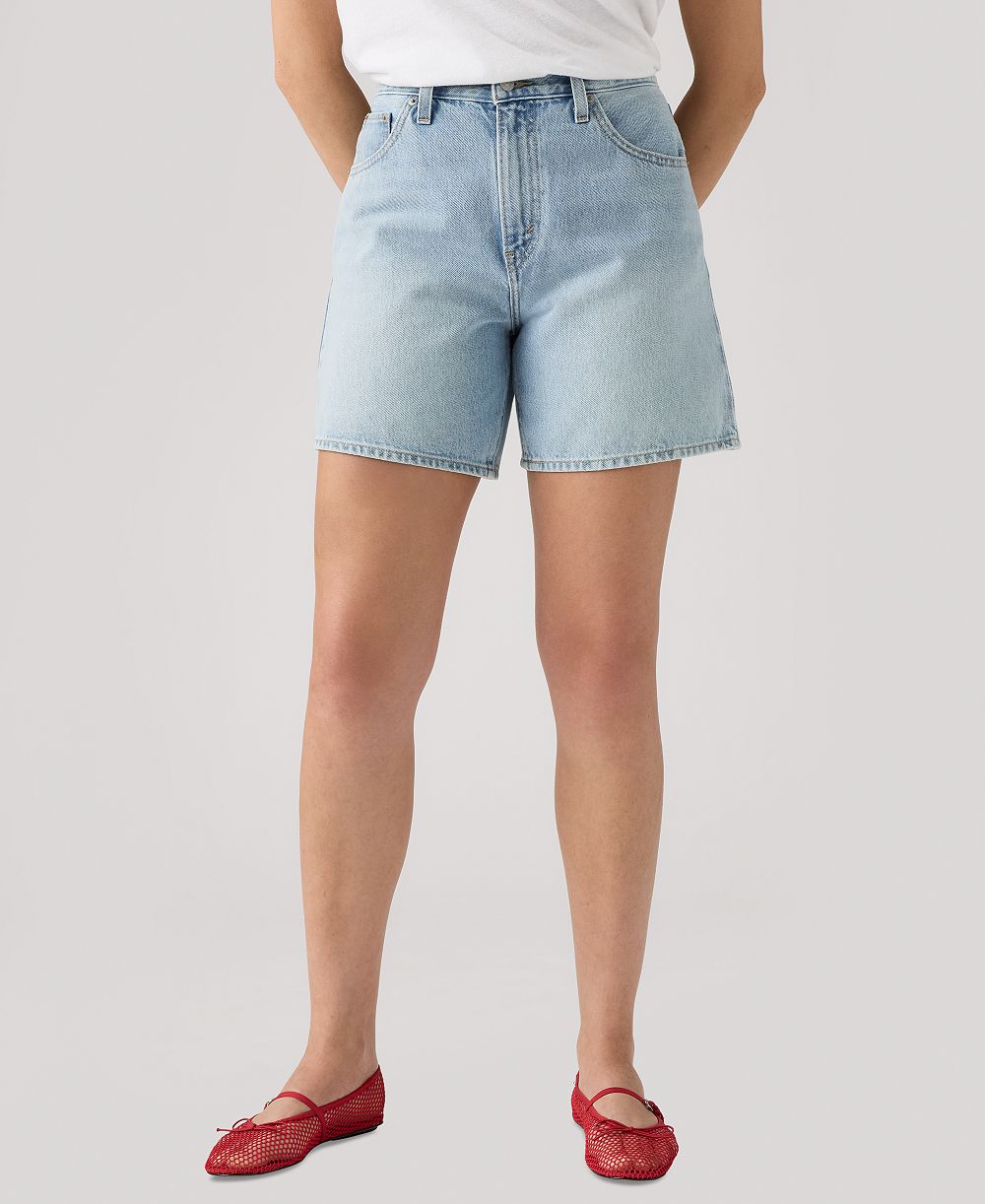 Женщины Levi's® Premium Baggy Denim Shorts с завышенной талией