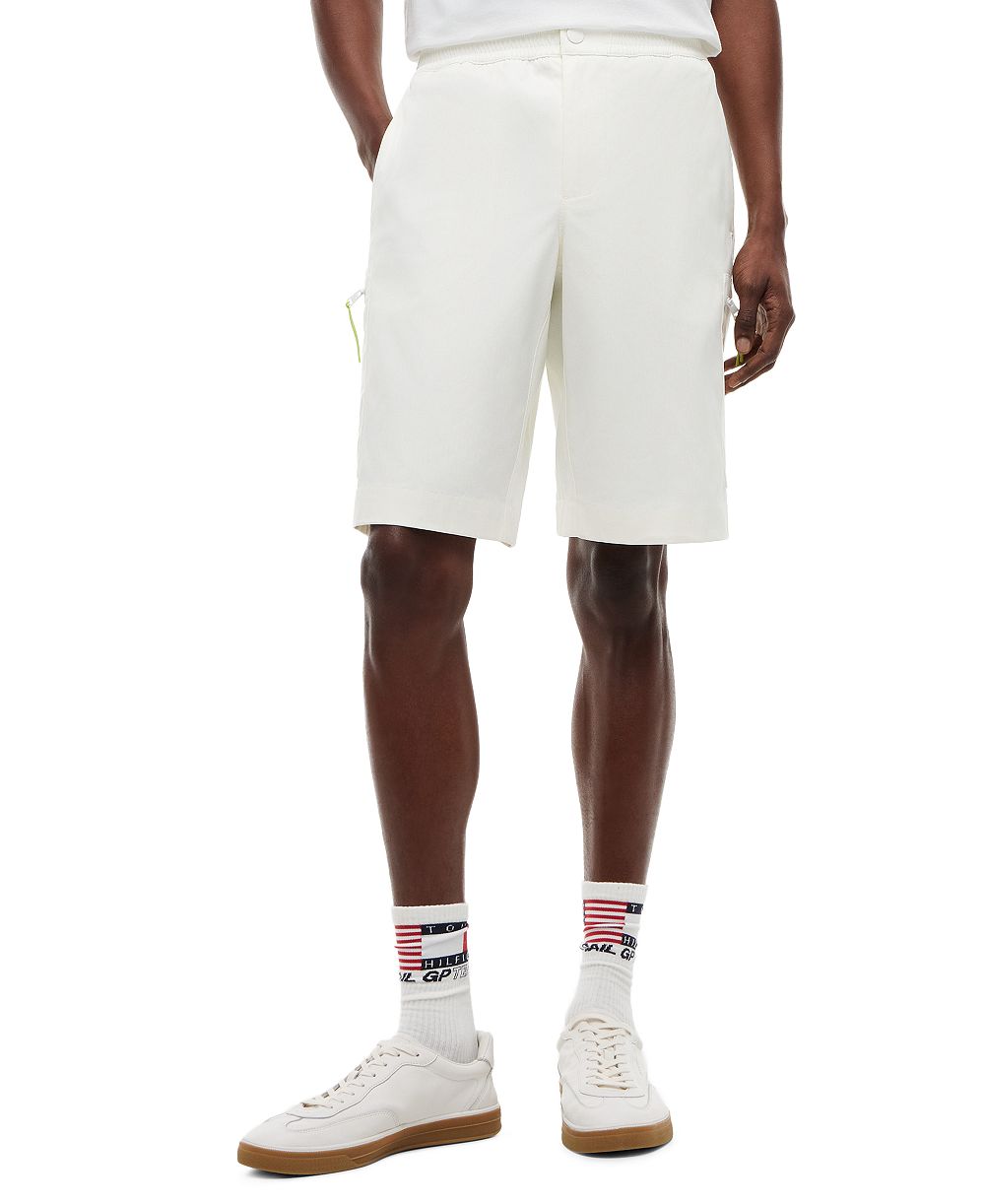 Tommy Hilfiger x U.S. SailGP Men's Cargo Stretch Regular-Fit Shorts