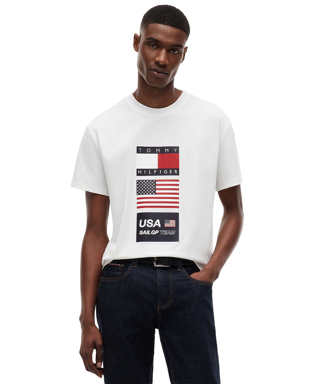 Мужская футболка Tommy Hilfiger x U.S. SailGP Flag Crewneck