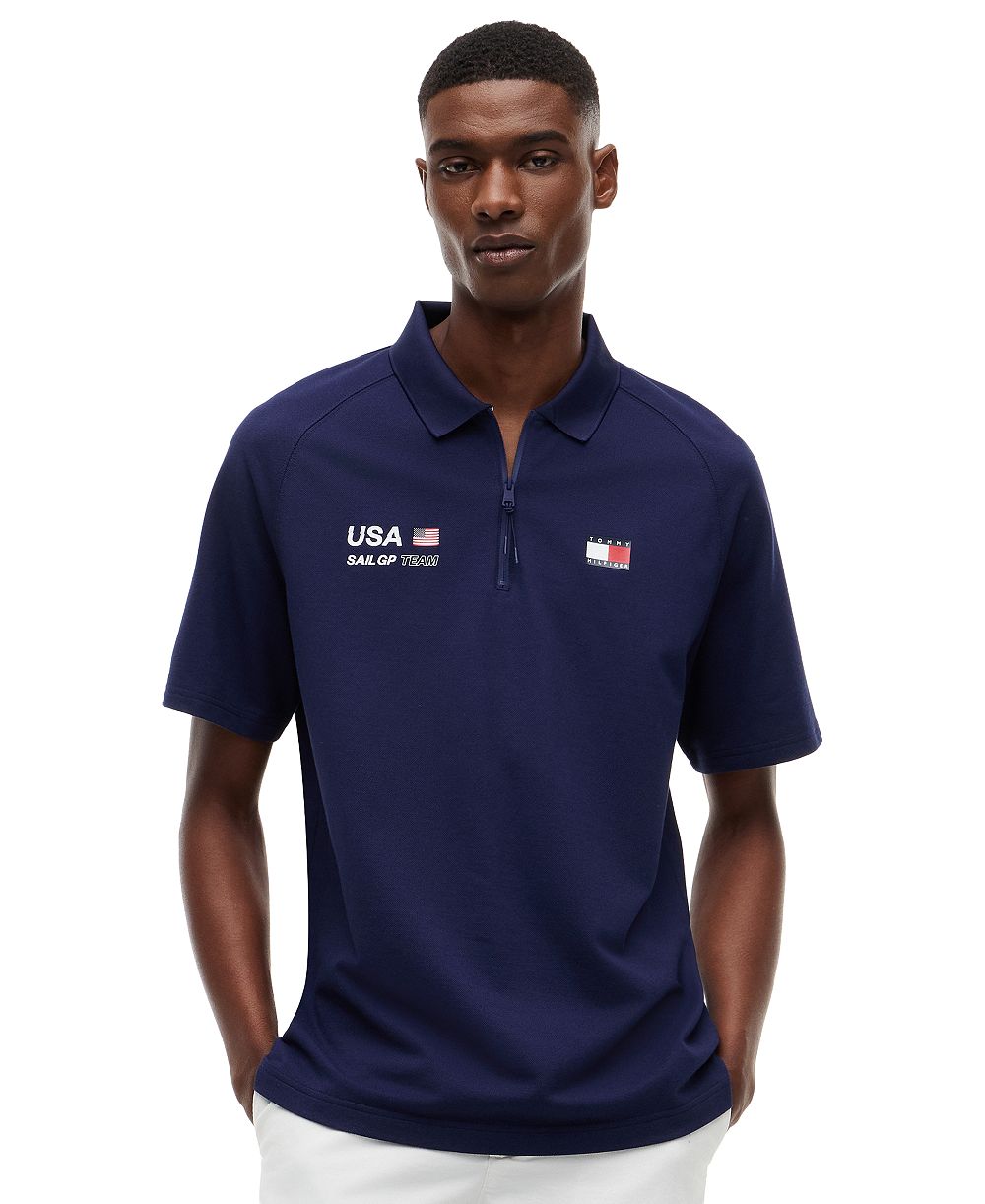 Мужская рубашка-поло Tommy Hilfiger x U.S. SailGP Performance Collared Regular-Fit