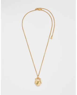 Ожерелье Fable England J Initial Jasmine Spinner Chain