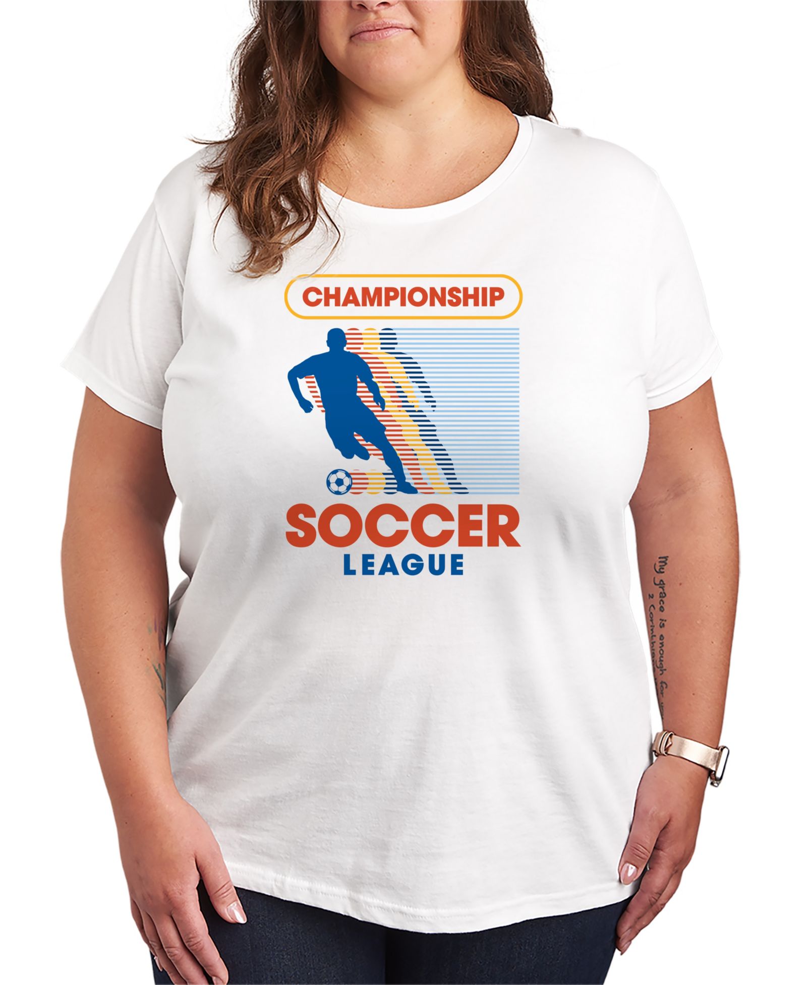 Футболка Hybrid Apparel Plus Size Championship Soccer