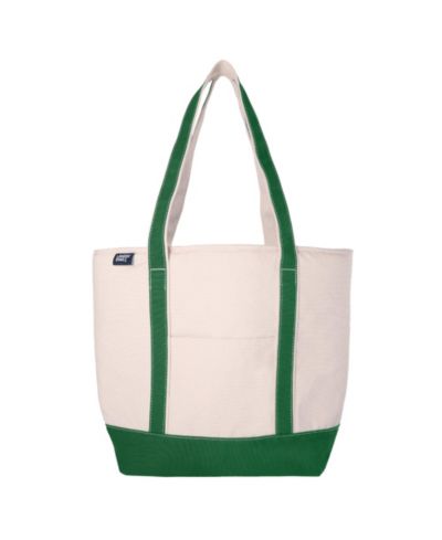 Lands' End Insulated Tote Bag with Zip Closure, Large Cooler Bag for Travel, Pool, and Park