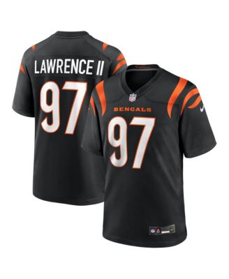 Nike Men's Dexter Lawrence II Black Cincinnati Bengals Game Jersey
