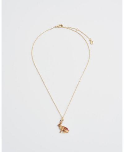 Колье Fable England Enamel Rabbit Short