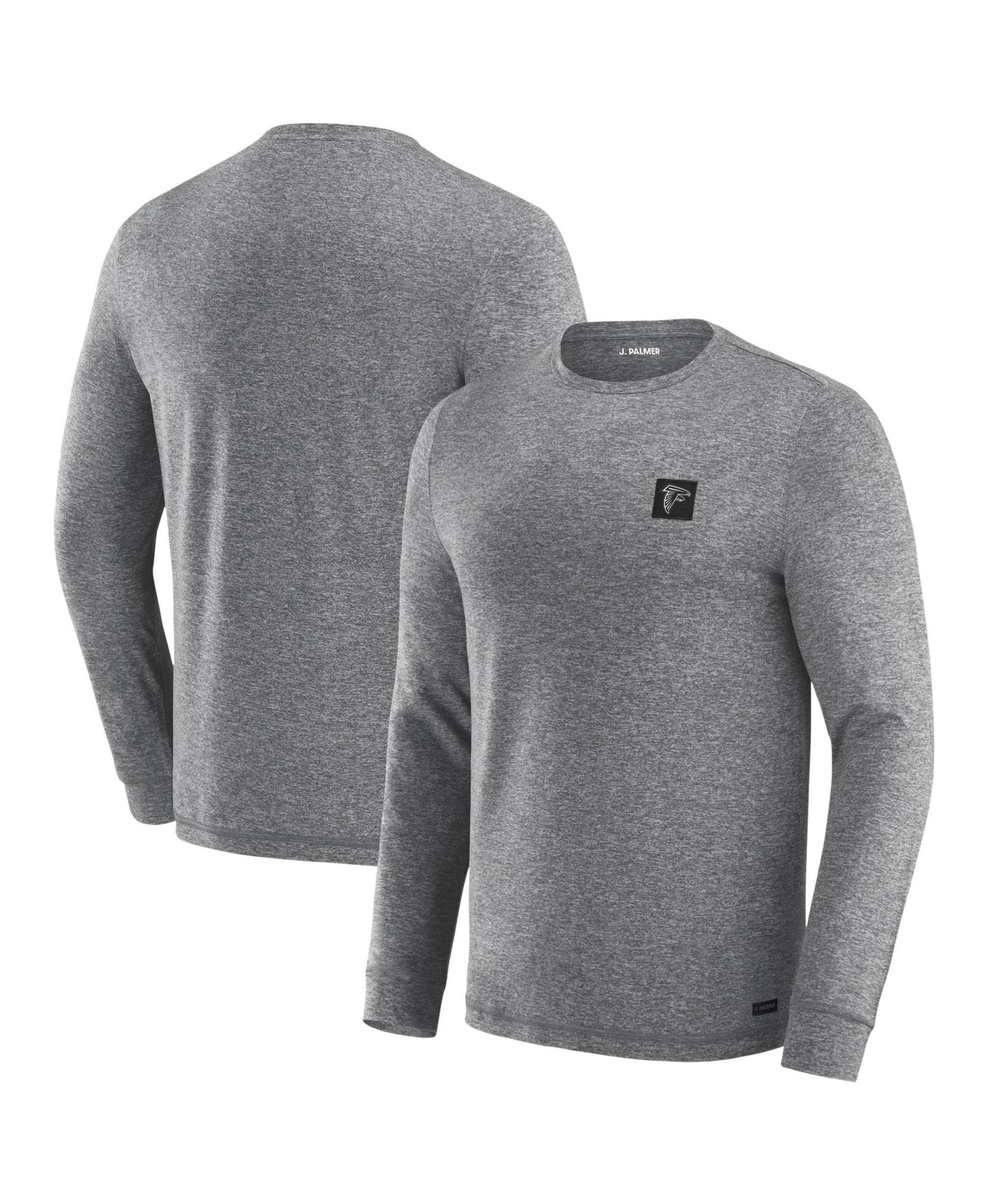 Мужская футболка J. Palmer Black Atlanta Falcons Four Down Long Sleeve