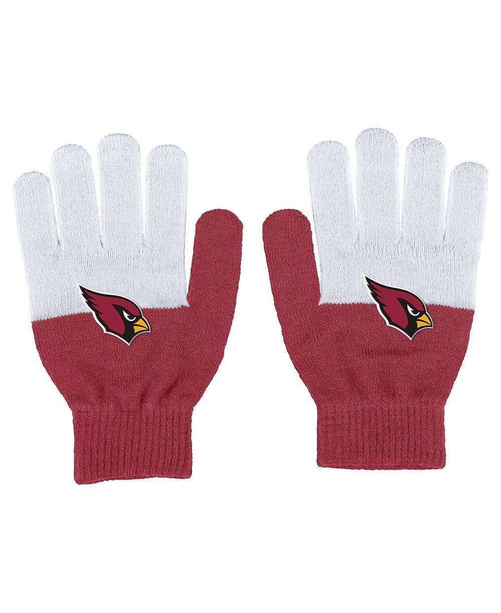 WEAR by Erin Andrews Женские перчатки Arizona Cardinals Color-Block