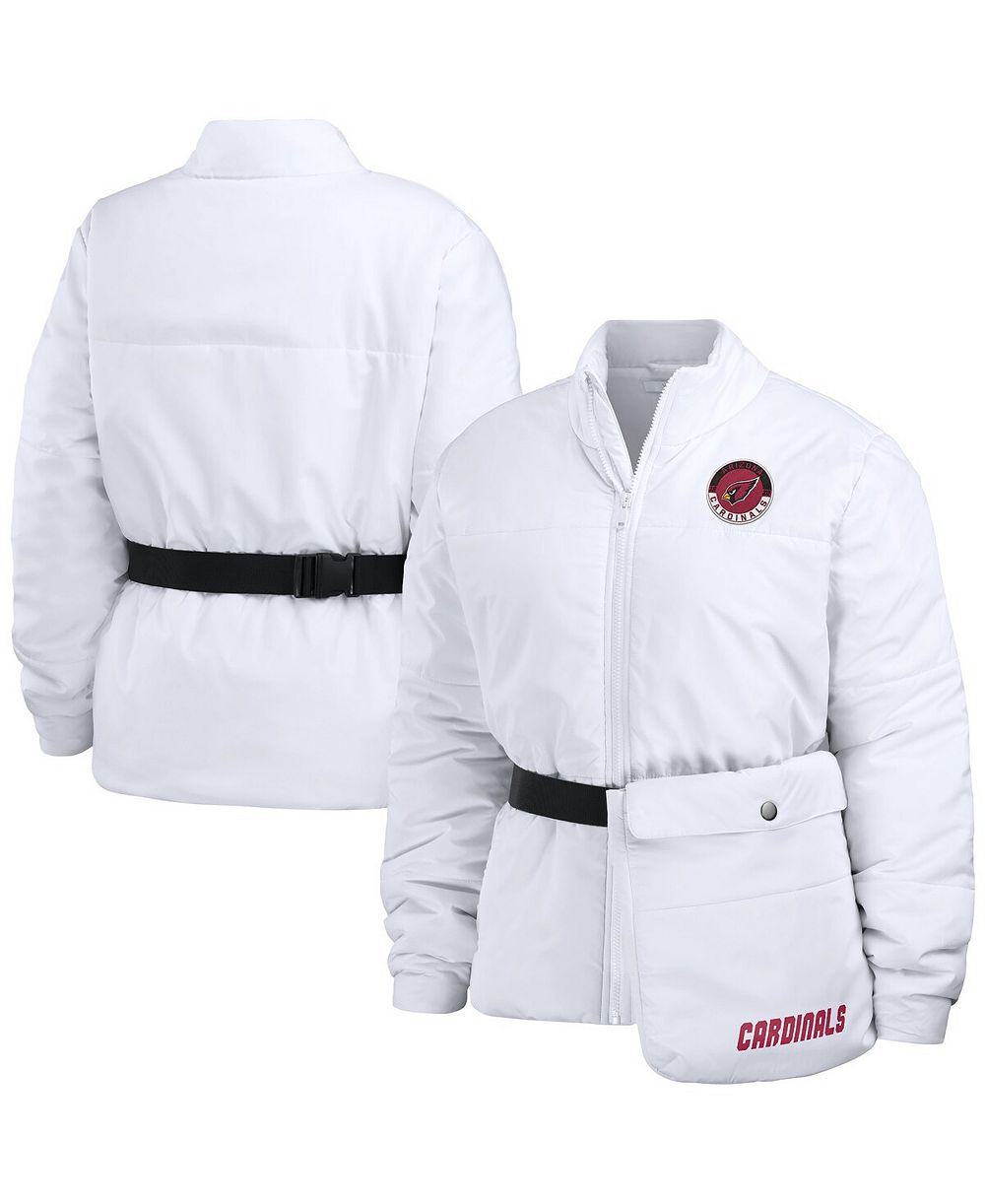 Женская пуховая куртка WEAR by Erin Andrews Arizona Cardinals White Full-Zip