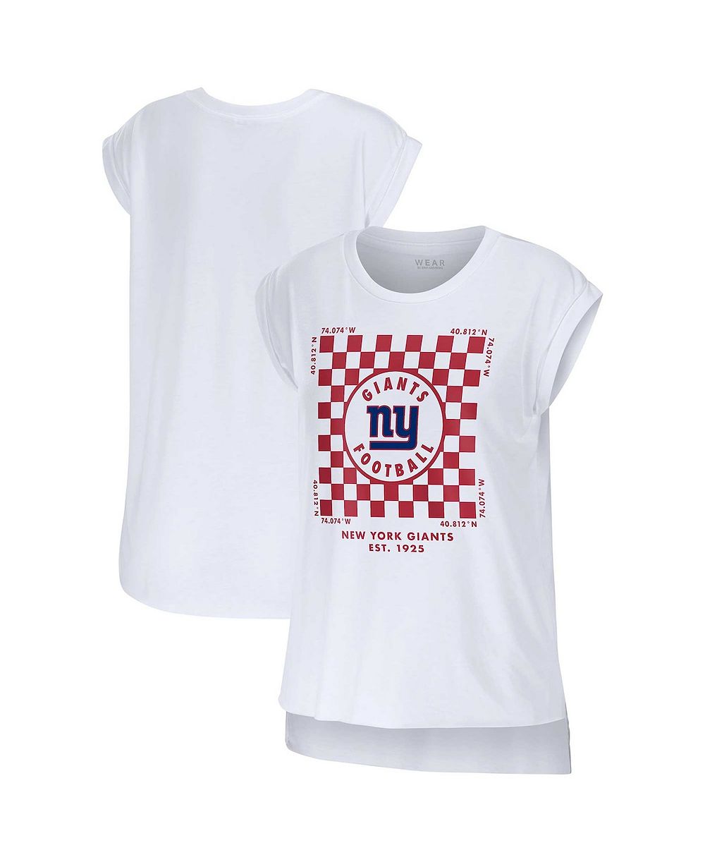 Женский майка-топ WEAR by Erin Andrews New York Giants, в клетку