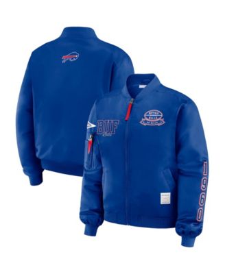Женская бомбер-куртка WEAR by Erin Andrews Royal Buffalo Bills Patch Full-Zip