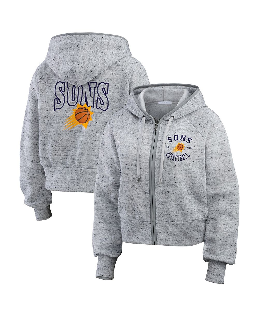 WEAR by Erin Andrews Женское худи WEAR by Erin Andrews Phoenix Suns Heather Gray Full-Zip