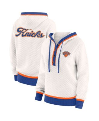 WEAR by Erin Andrews Женский свитшот-худи Plus Size New York Knicks кремового цвета