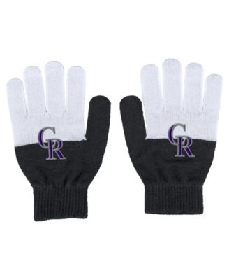 WEAR by Erin Andrews Women's Colorado Rockies Color-Block Gloves