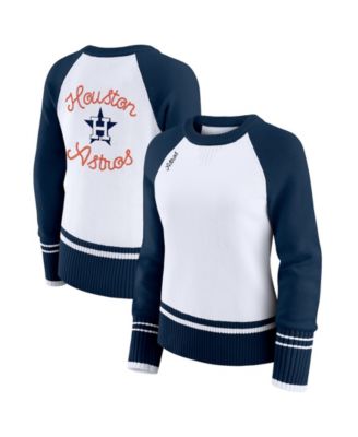 Женский свитер WEAR by Erin Andrews Houston Astros Color Block Raglan, белый