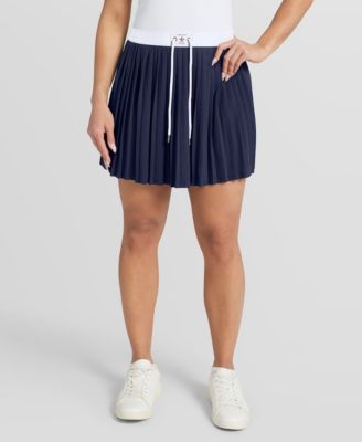 Женская плиссированная юбка-шорты navy Houston Astros от WEAR by Erin Andrews