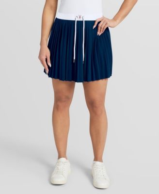 WEAR by Erin Andrews Women's Navy Detroit Tigers Pleated Skort