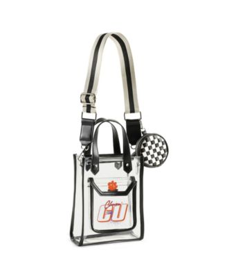 Сумка WEAR by Erin Andrews Clemson Tigers Clear Stadium Crossbody Purse с монетницей