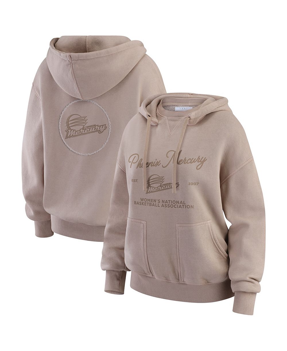 WEAR by Erin Andrews Женское свитшот Phoenix Mercury Washed Pullover, бежевое