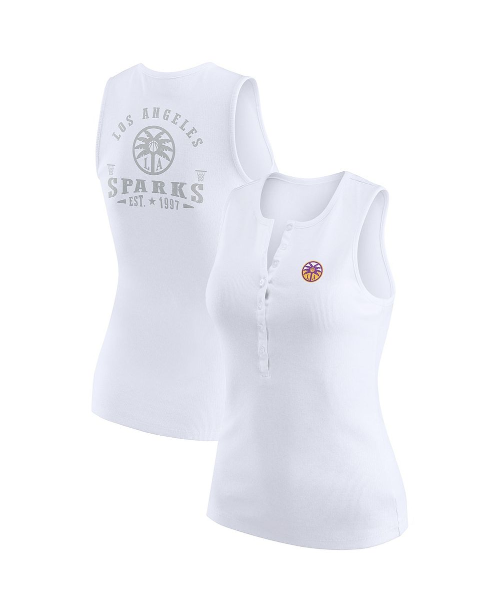 Женский трикотажный топ WEAR by Erin Andrews White Los Angeles Sparks