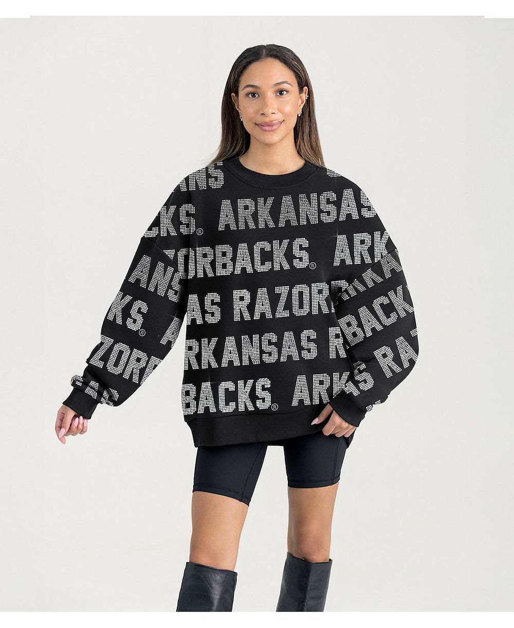 Женское свитшот-толстовка Gameday Couture Arkansas Razorbacks Hype Era, черное
