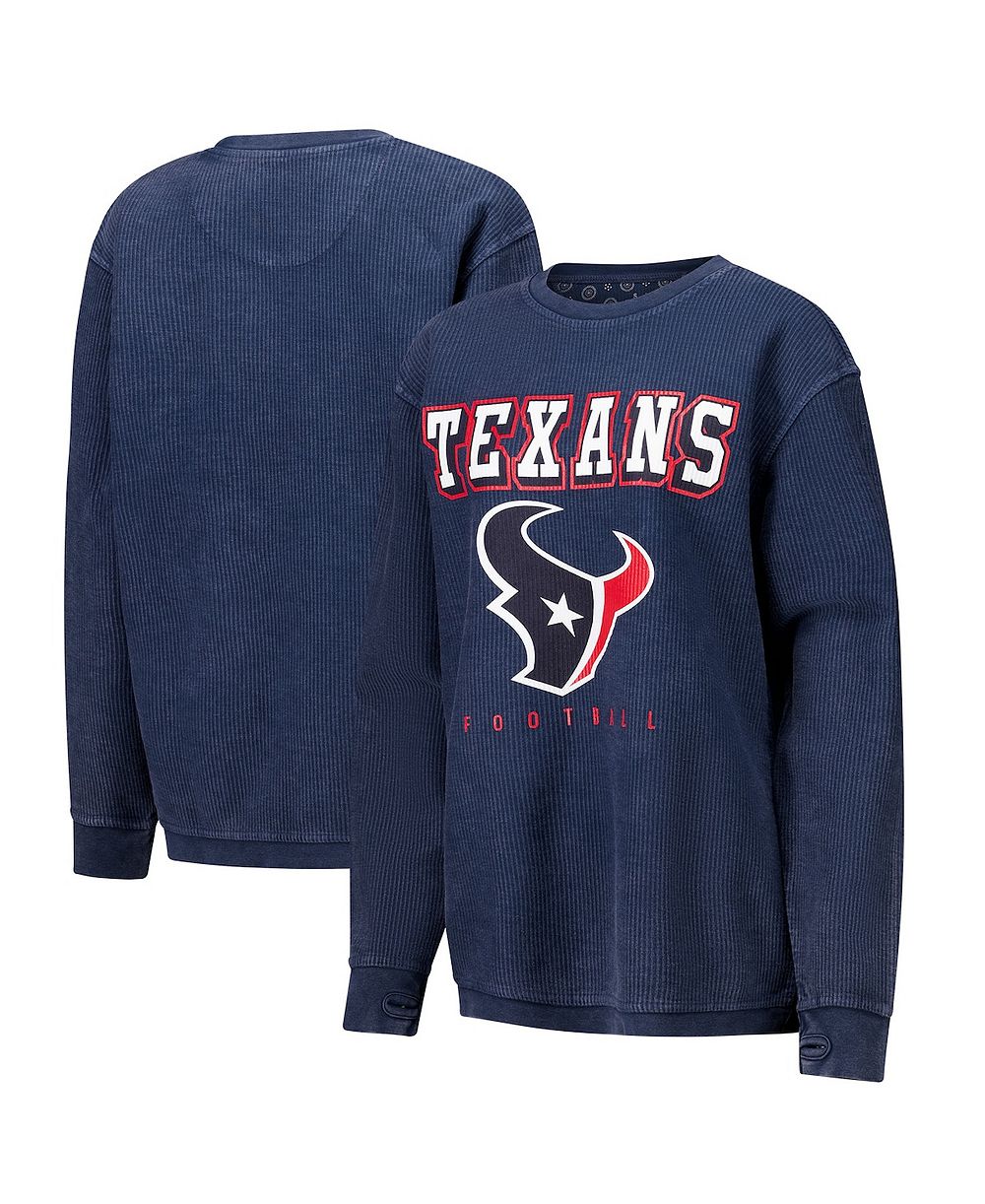 Свитшот G-III 4Her by Carl Banks Женский темно-синий с принтом Houston Texans