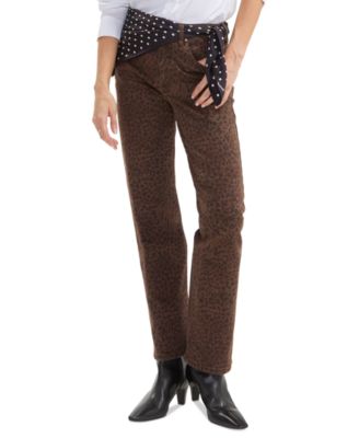 Liverpool Los Angeles Женские джинсы Kennedy Animal Print, 30" Inseam