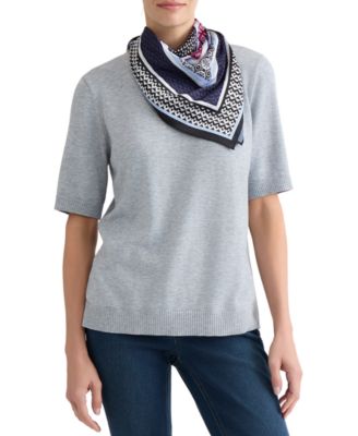 Женская футболка Jones New York Accent Rib Knit Scarf