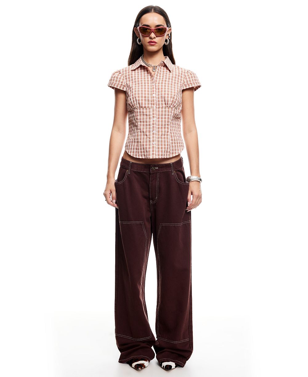 Lioness Women's Mon Cheri Short-Sleeve Blouse