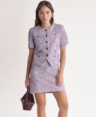 Женский блейзер BCBG с круглым вырезом