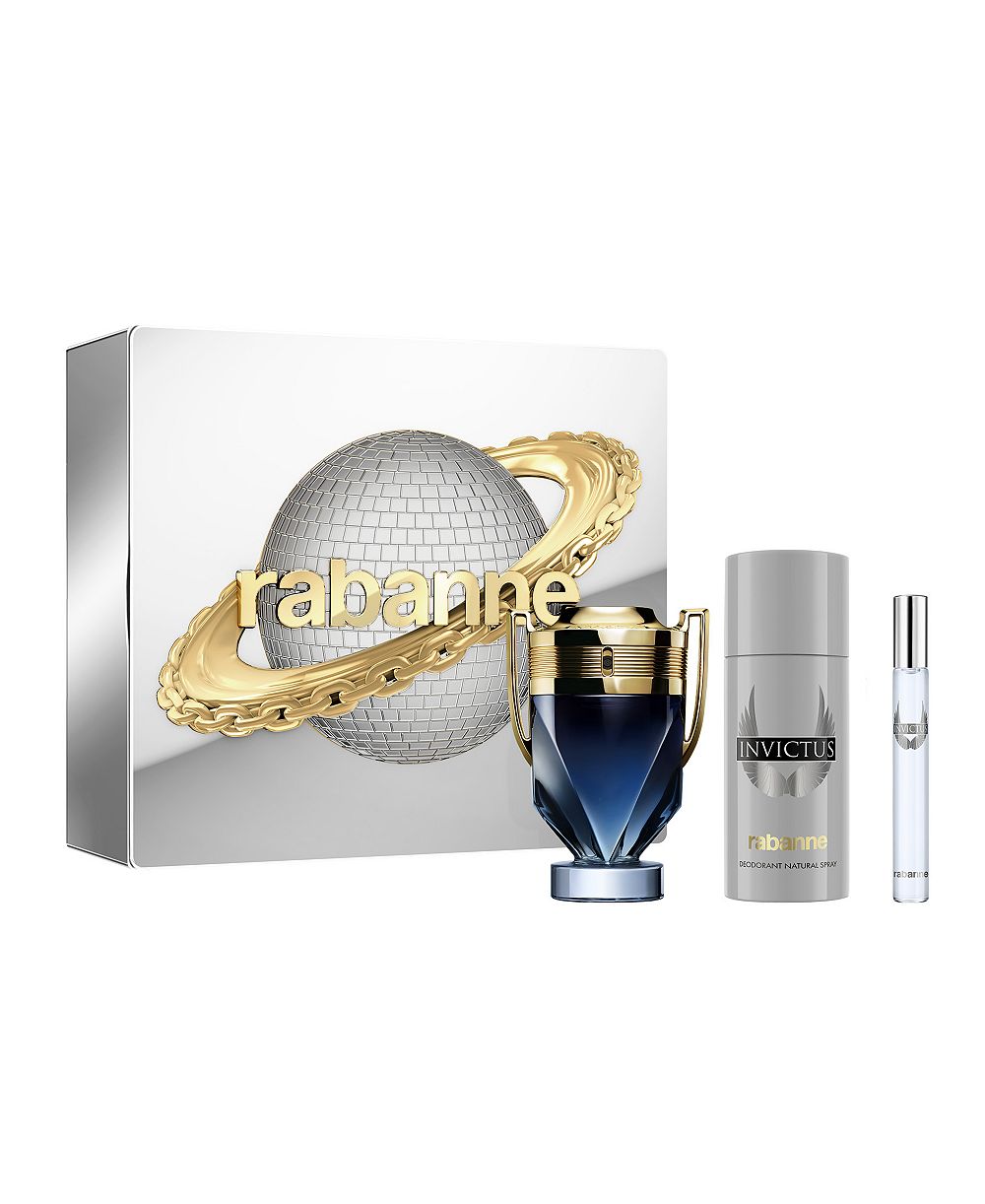 Подарочный набор из 3 флаконов парфюма Invictus Rabanne