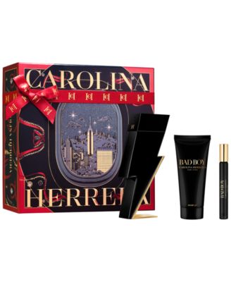 Подарочный набор Carolina Herrera 3-х предметов Bad Boy Eau de Toilette