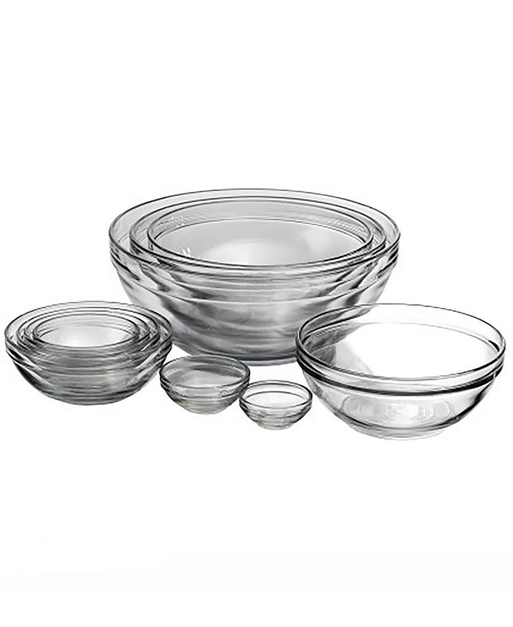 Anchor Hocking Glass 10-Piece Mixing Bowl Set