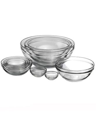 Набор мисок для смешивания Anchor Hocking Glass 10-Piece