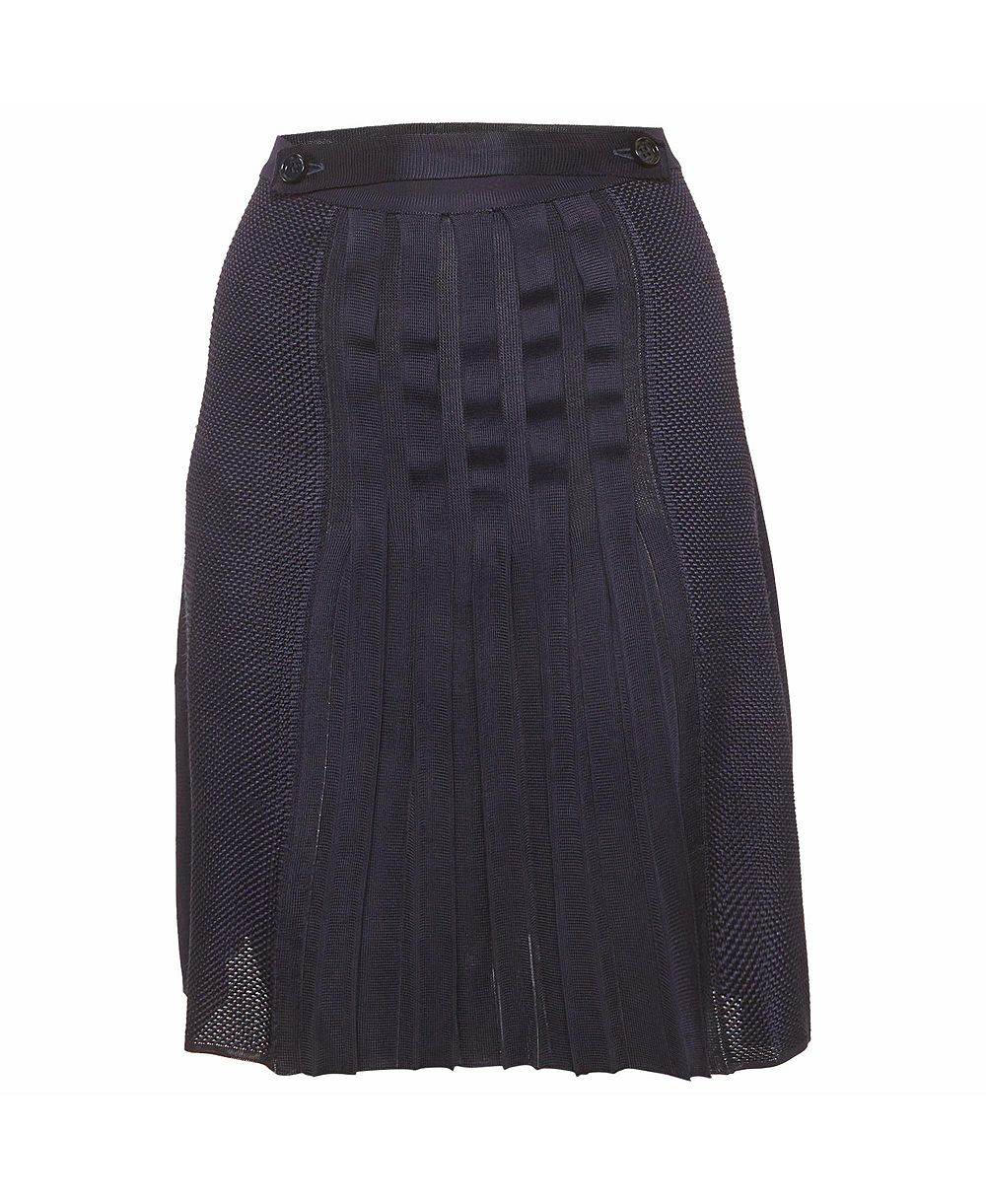 Женская мини-юбка Pre-Owned Salvatore Ferragamo Stretch Knit Pleated