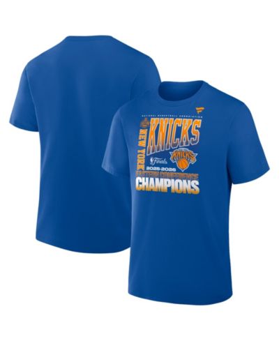 Мужская футболка Fanatics Royal New York Knicks 2026 Eastern Conference Champions Stacked Block