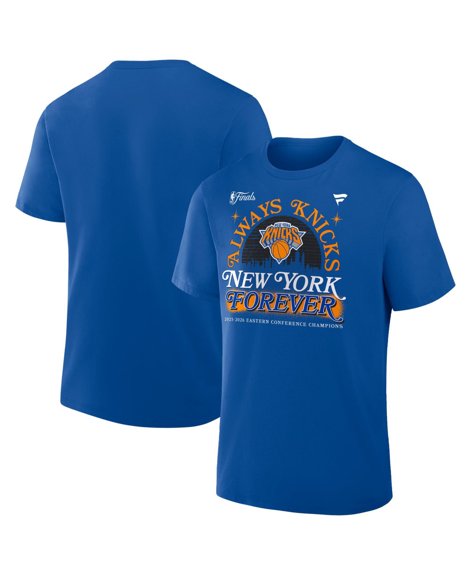 Fanatics Men's Royal New York Knicks 2026 Eastern Conference Champions Hometown T-Shirt