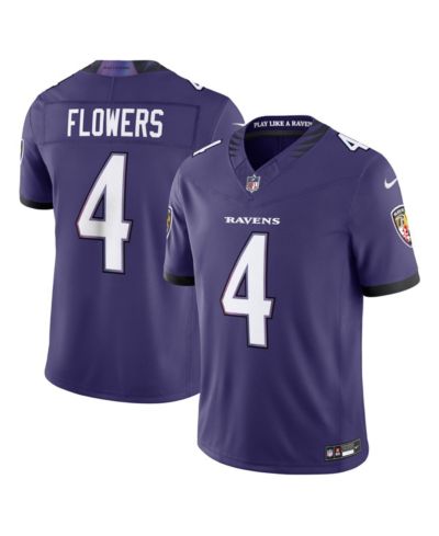 Nike Мужская джерси Baltimore Ravens Zay Flowers Vapor F.U.S.E. Purple Limited