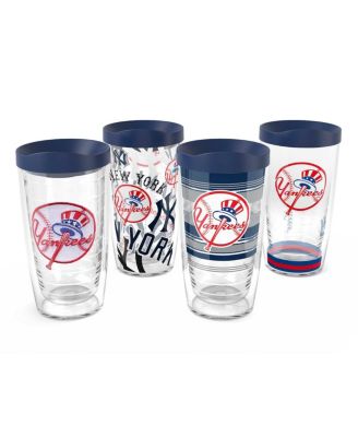 Набор стаканов Tervis New York Yankees 4 шт. 16oz. Classic Tumbler