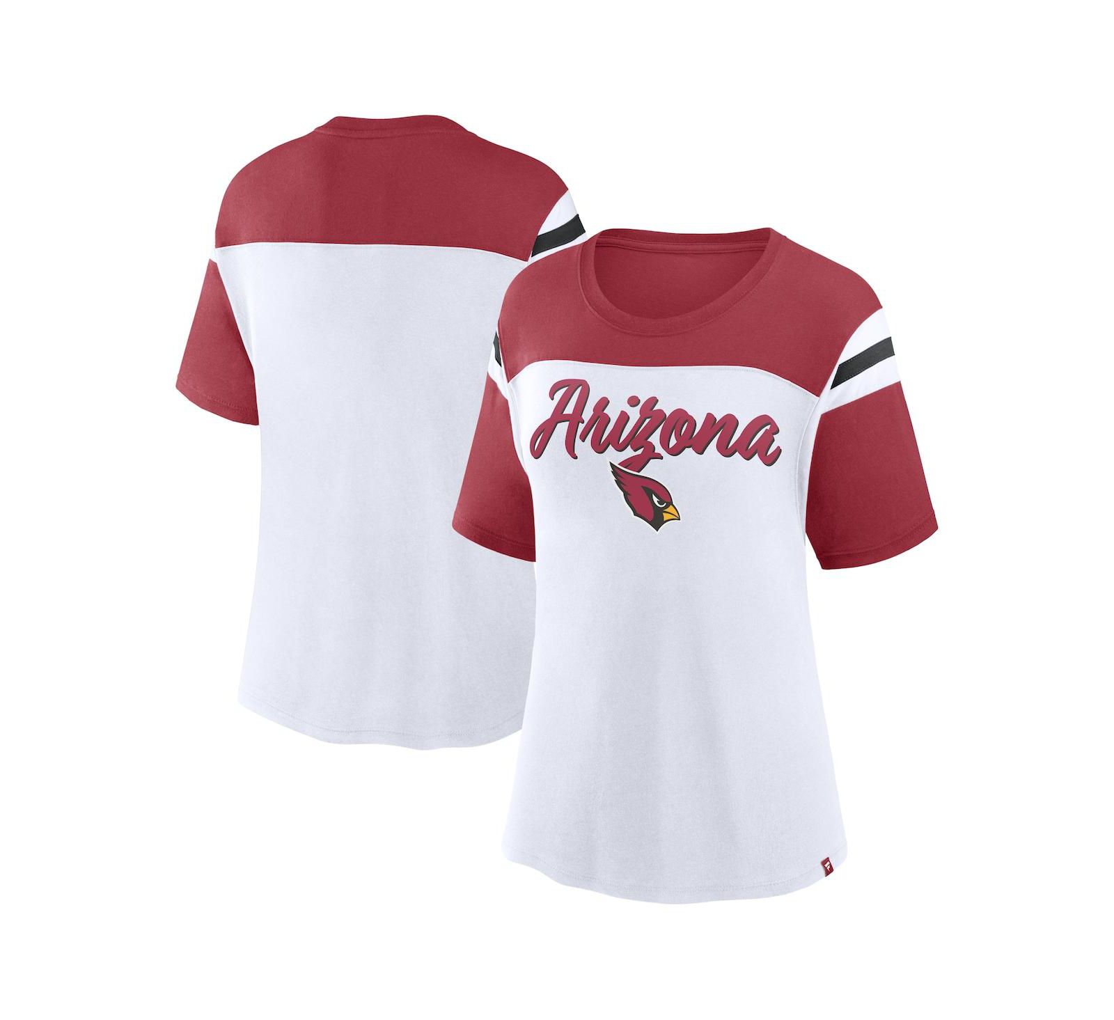 Fanatics Женский кроп-топ Arizona Cardinals White/Cardinal