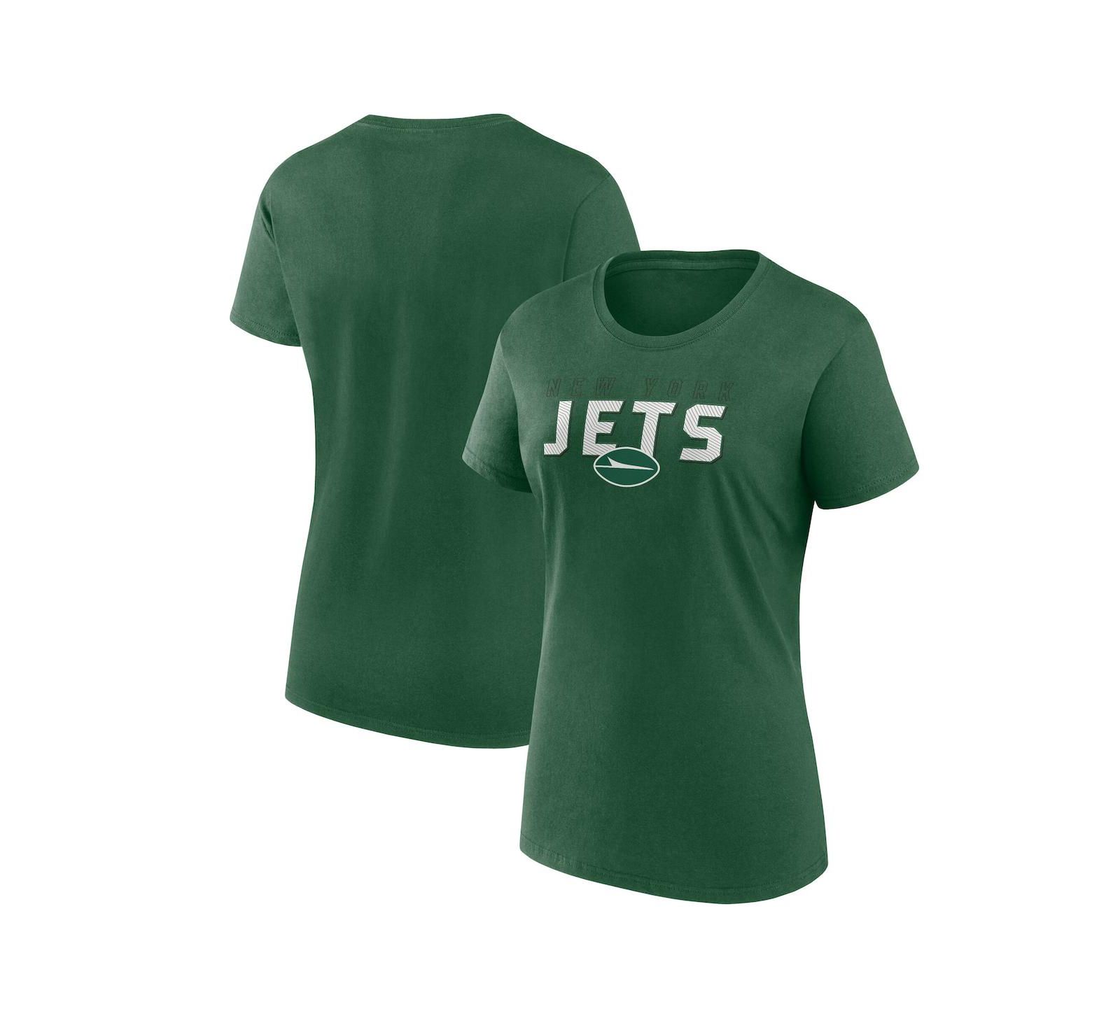 Женская футболка Logo Athletic New York Jets Lean, зеленая