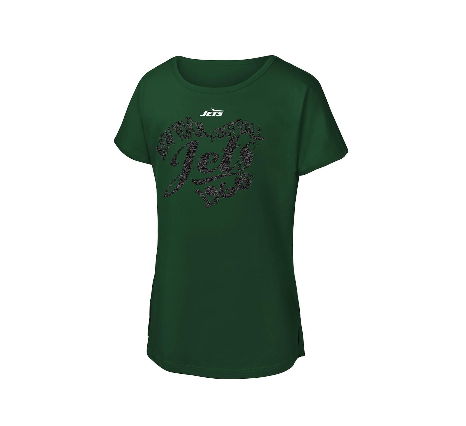 Детская футболка Outerstuff New York Jets Script Heart Dolman</div>{