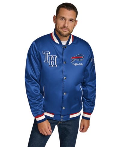 Мужская атласная куртка Tommy Hilfiger Royal Buffalo Bills Dante Full-Snap