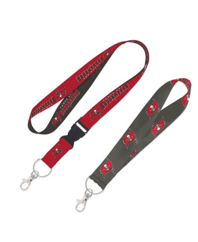 Wincraft Tampa Bay Buccaneers 2-Pack Lanyard with Detachable Buckle Key Strap Set